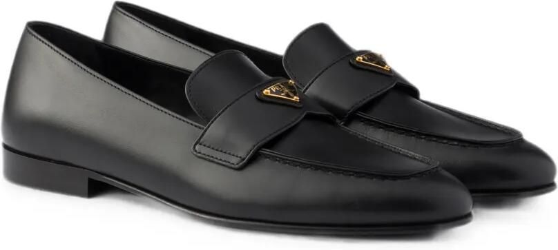 Prada Leren loafers Zwart - Foto 3