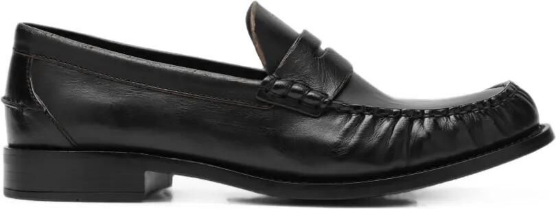 Prada Leren loafers Zwart