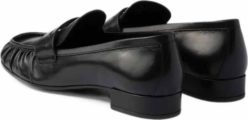 Prada Leren loafers Zwart - Foto 4