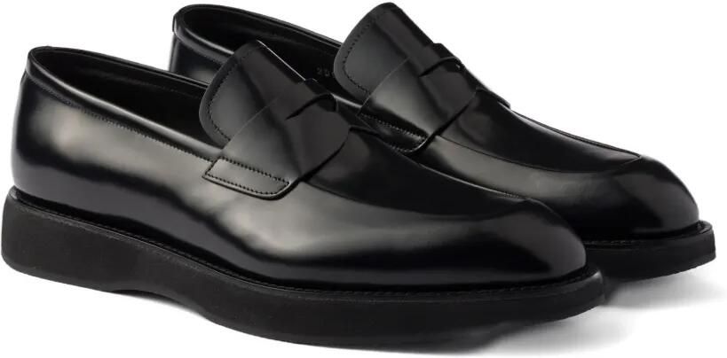 Prada Leren penny loafers Zwart - Foto 5