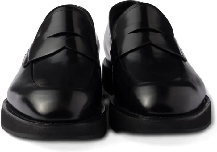 Prada Leren penny loafers Zwart - Foto 4