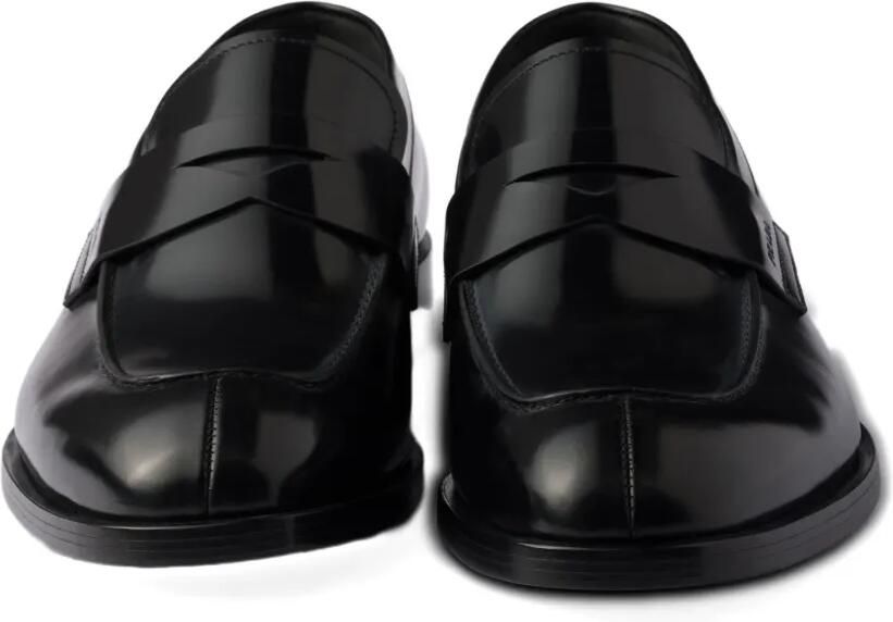 Prada Leren penny loafers Zwart - Foto 3