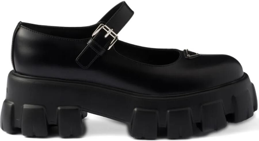Prada Leren pumps Zwart