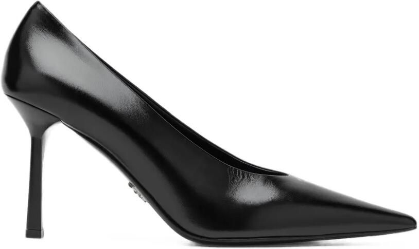 Prada Leren pumps Zwart