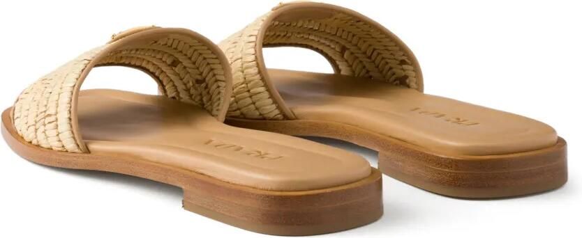 Prada Leren sandalen Beige - Foto 3