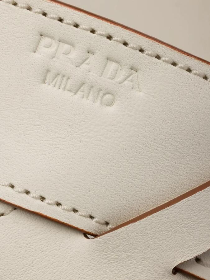 Prada Leren sandalen Beige - Foto 4