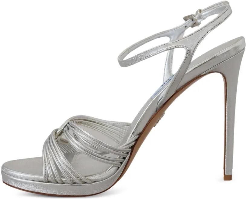 Prada Leren sandalen Metallic - Foto 3