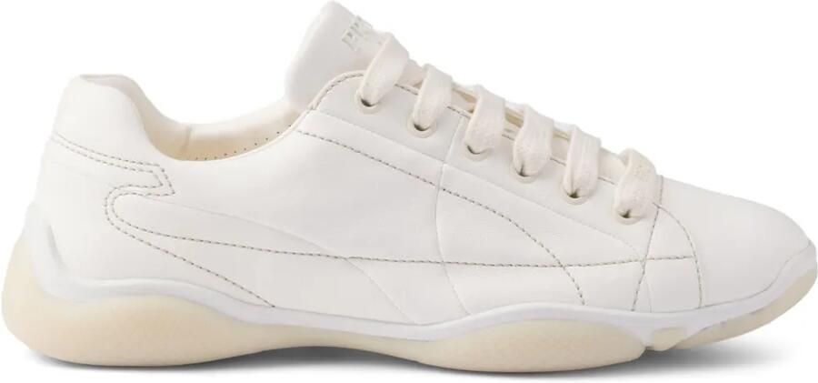 Prada Leren sneakers Beige