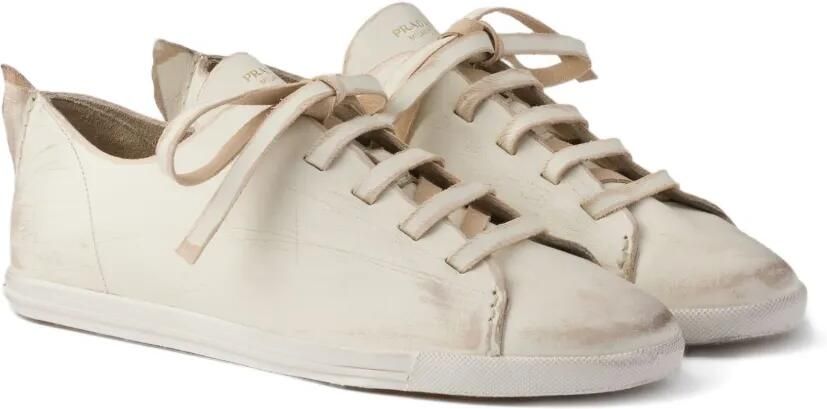 Prada Leren sneakers Beige