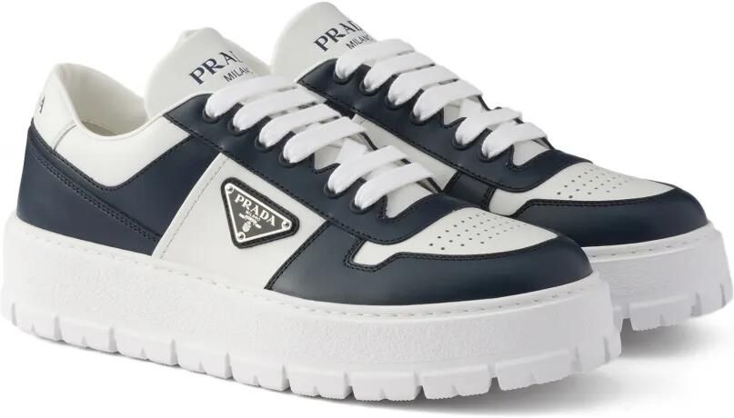 Prada Leren sneakers Blauw - Foto 4