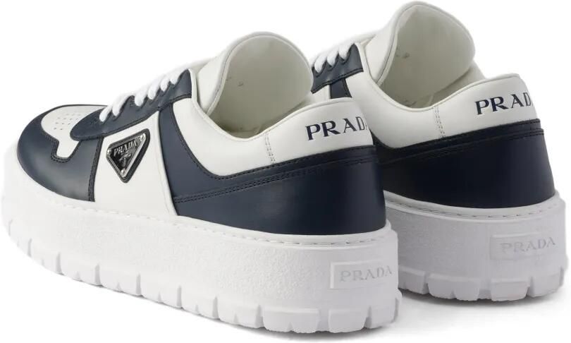 Prada Leren sneakers Blauw - Foto 3