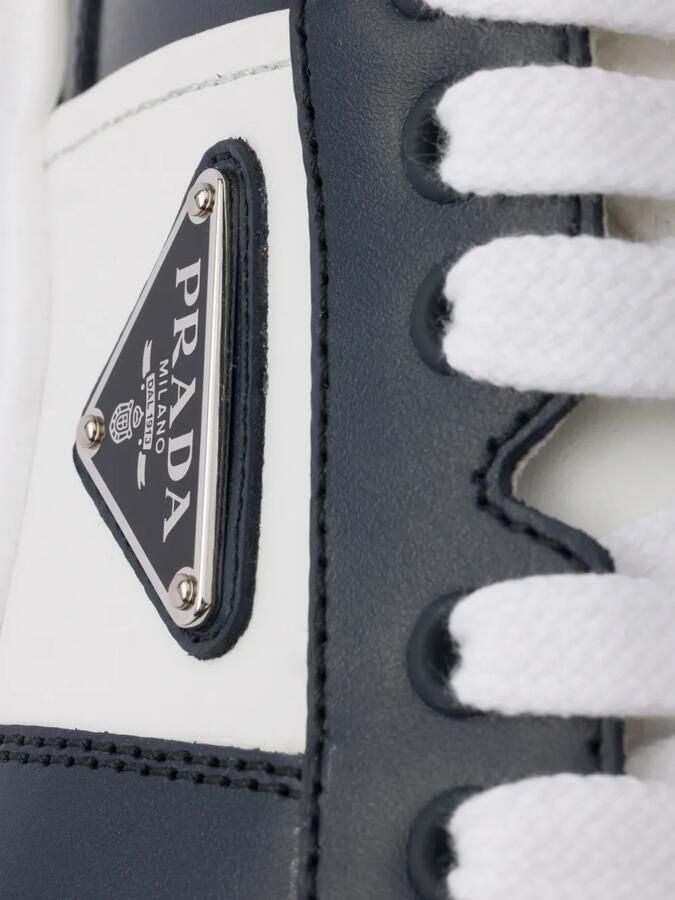 Prada Leren sneakers Blauw - Foto 2