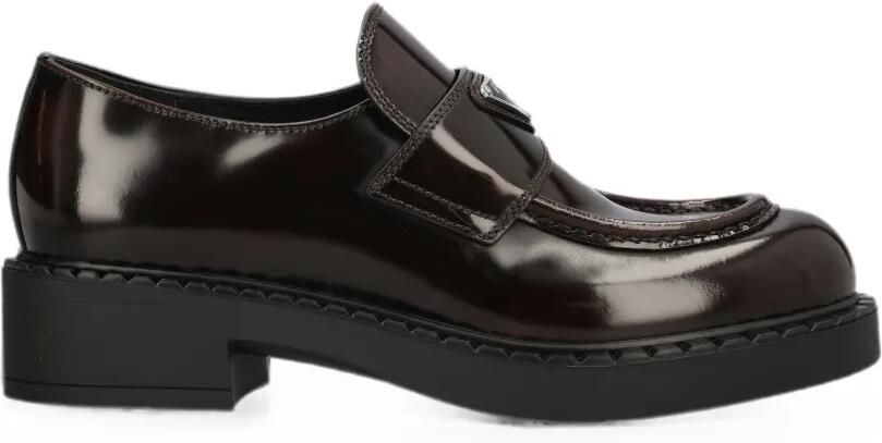 Prada Leren sneakers Bruin