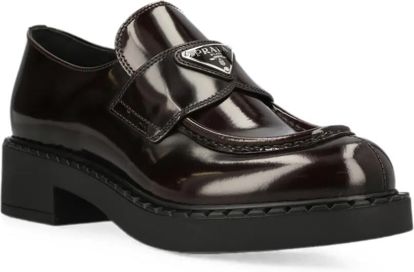 Prada Leren sneakers Bruin - Foto 4