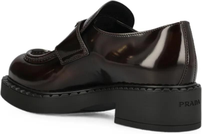 Prada Leren sneakers Bruin - Foto 3