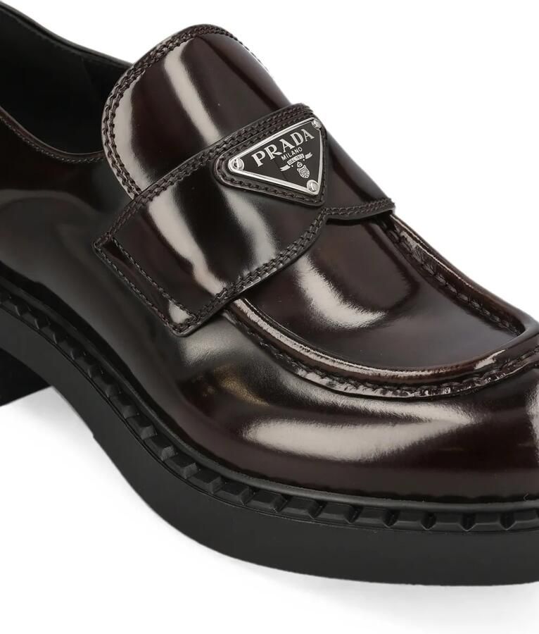 Prada Leren sneakers Bruin - Foto 2