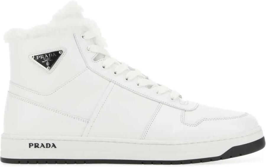 Prada Leren sneakers Wit
