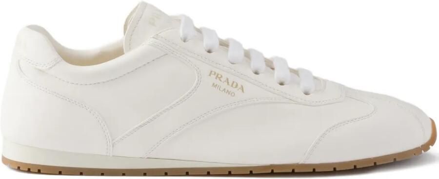 Prada Leren sneakers Wit