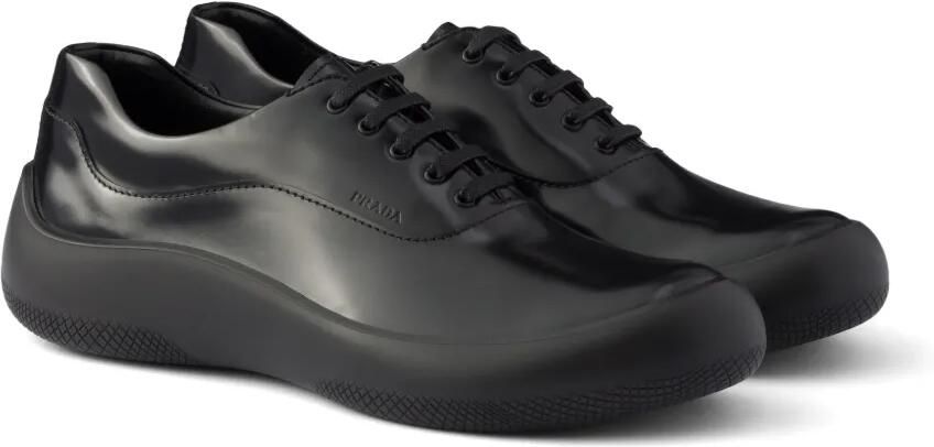 Prada Leren sneakers Zwart - Foto 4