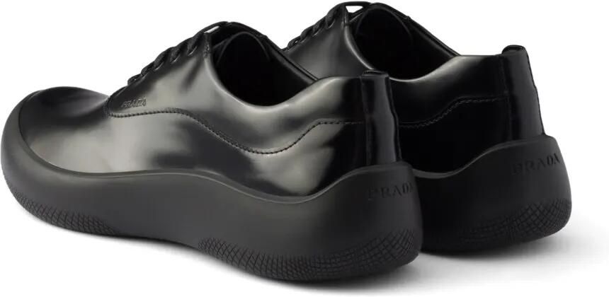 Prada Leren sneakers Zwart - Foto 3