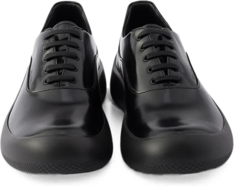 Prada Leren sneakers Zwart - Foto 2