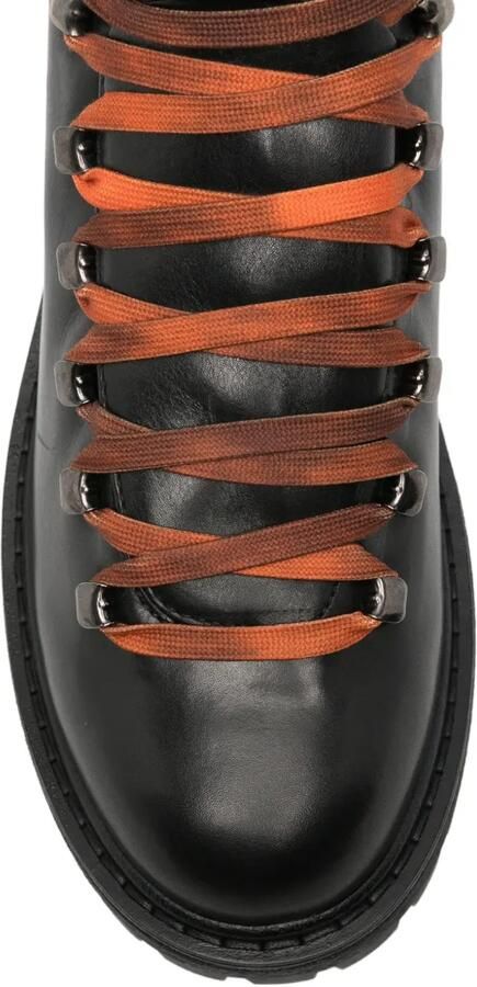 Prada Leren wandellaarzen Zwart - Foto 3