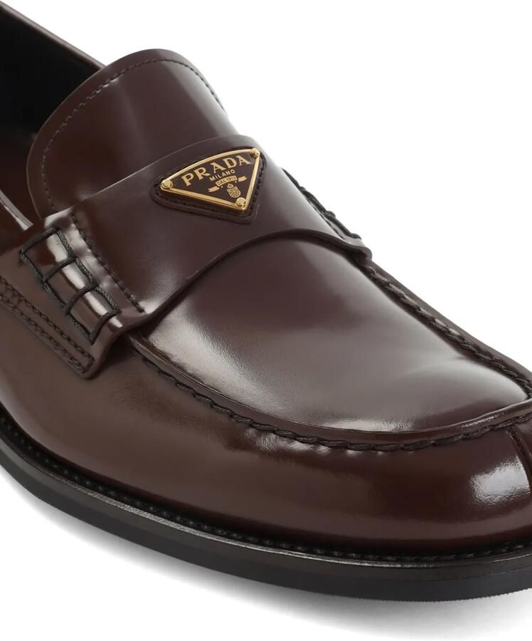 Prada Loafers met logo Bruin - Foto 2