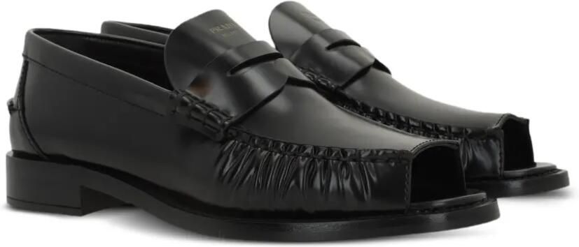 Prada Penny sandalen met open neus Zwart - Foto 4
