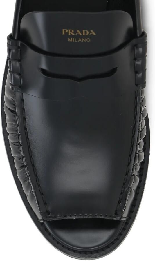 Prada Penny sandalen met open neus Zwart - Foto 3