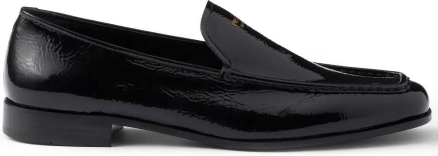 Prada Loafers van lakleer Zwart