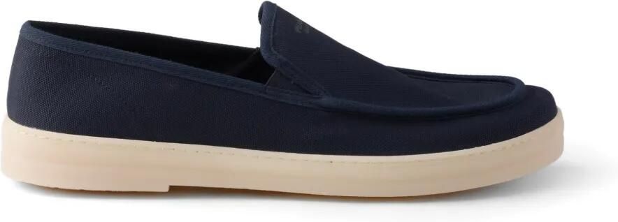 Prada Loafers van stof Blauw