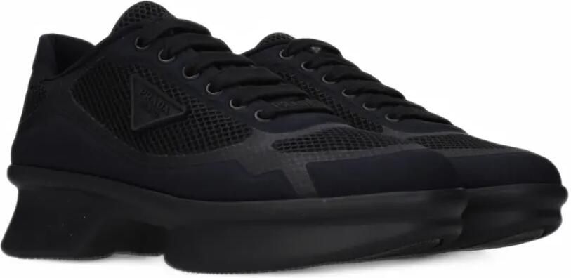 Prada logo-detail sneakers Zwart - Foto 3