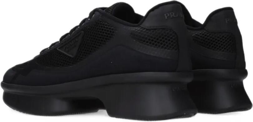 Prada logo-detail sneakers Zwart - Foto 4