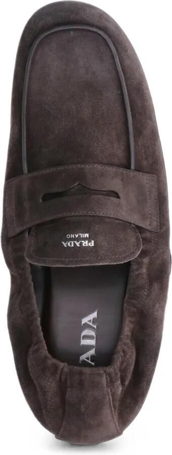 Prada Loafers met logoprint Bruin - Foto 2
