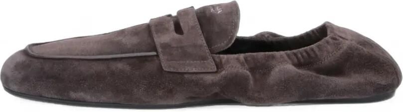 Prada Loafers met logoprint Bruin - Foto 5