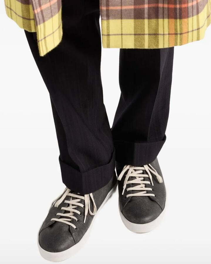 Prada Low-top sneakers met verouderd effect Zwart - Foto 2