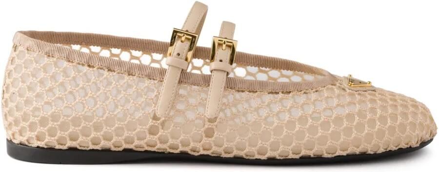 Prada Mesh ballerina's Beige