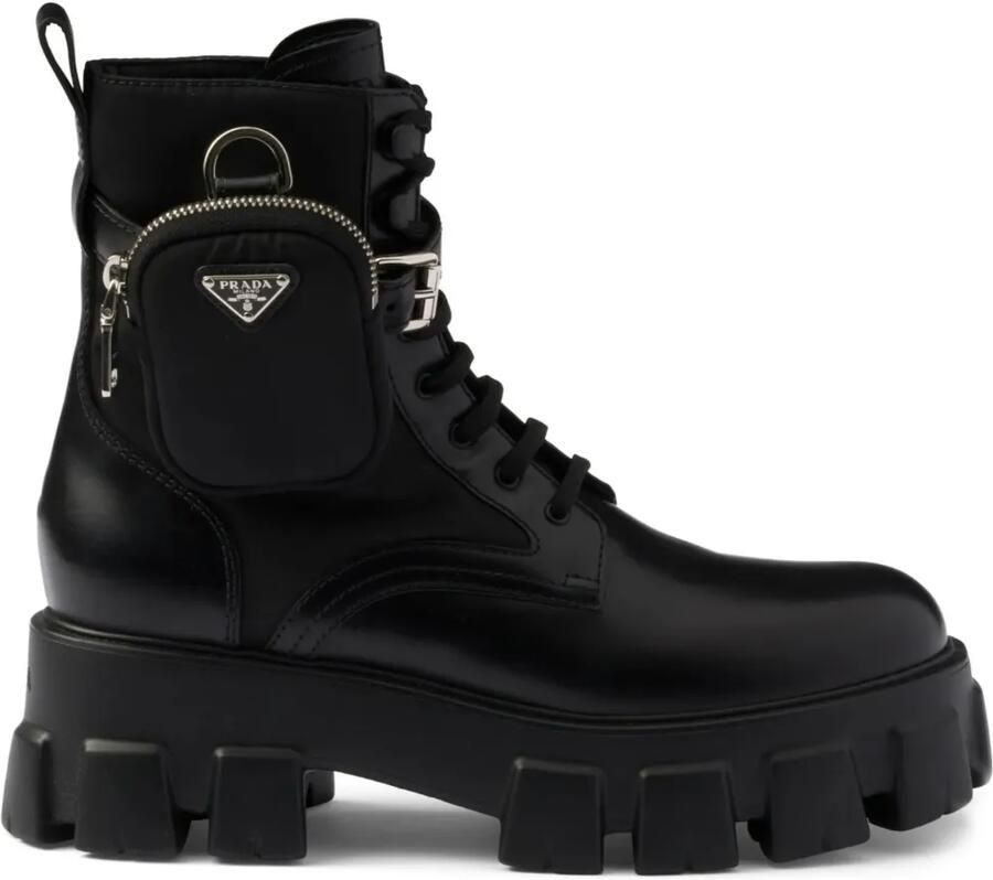 Prada Monolith laarzen Zwart