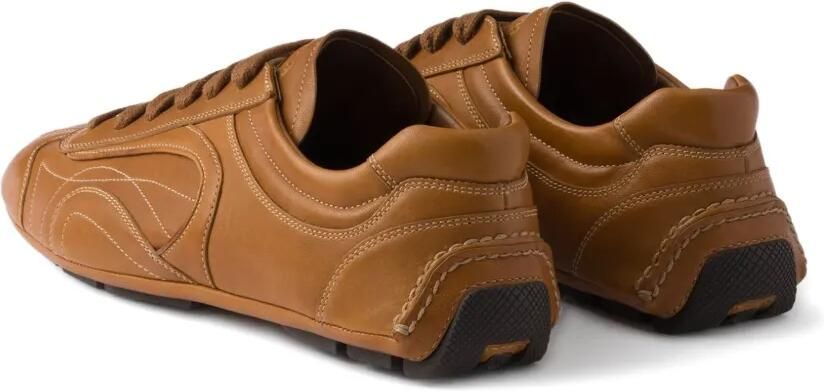 Prada Montecarlo Re-Edition 2005 leren sneakers Bruin - Foto 5