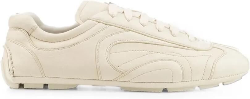 Prada Montecarlo Re-Edition 2005 leren sneakers met vlakken Beige