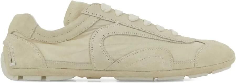 Prada Montecarlo Re-Edition 2005 suède sneakers Beige