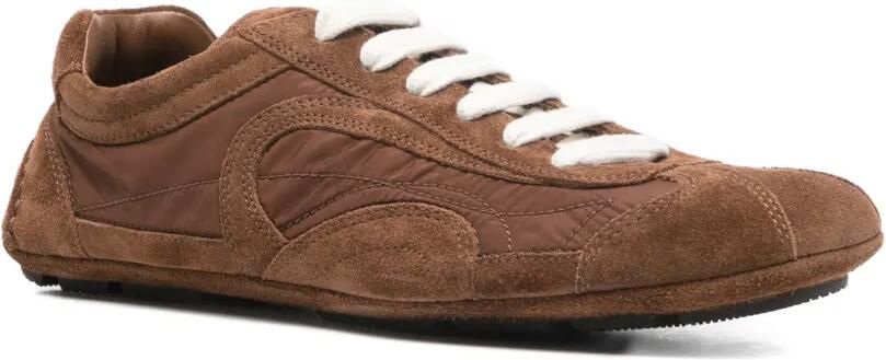 Prada Montecarlo sneakers Bruin - Foto 5