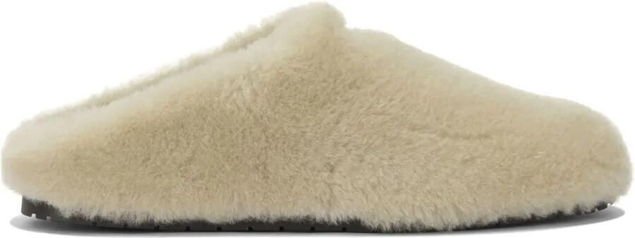 Prada Muiltjes met bont Beige