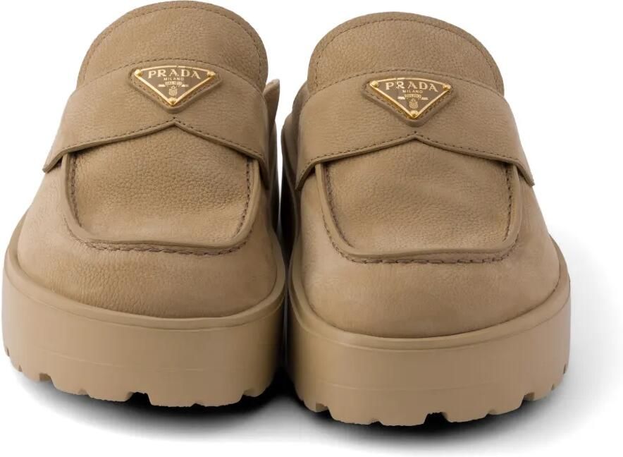 Prada Nubuck muiltjes Beige - Foto 3