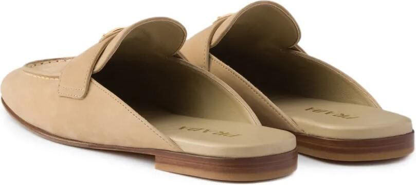 Prada Nubuck muiltjes Beige - Foto 4