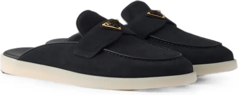 Prada Nubuck muiltjes Blauw - Foto 5