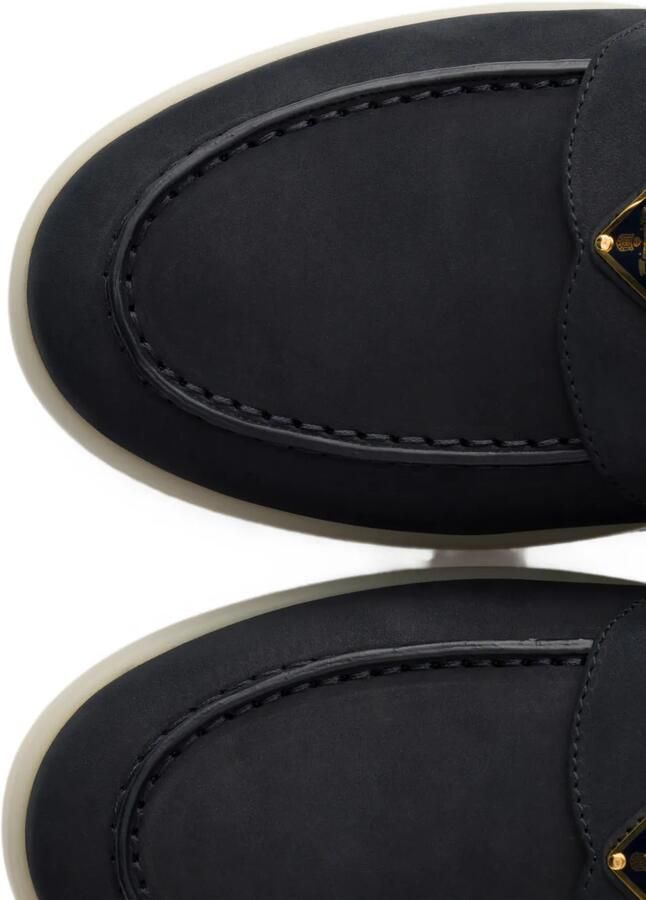Prada Nubuck muiltjes Blauw - Foto 3