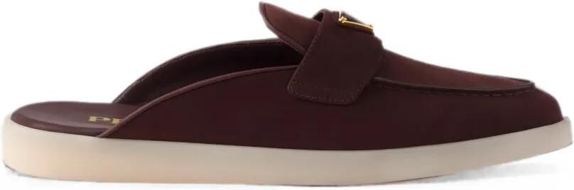 Prada Nubuck muiltjes Bruin