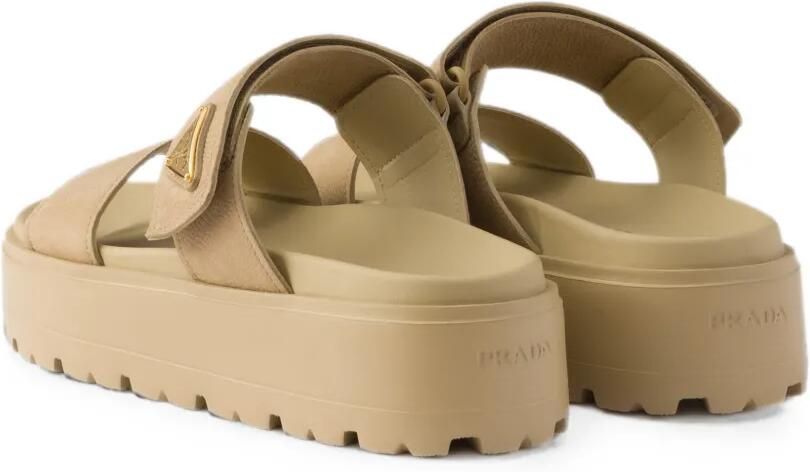 Prada Nubuck slippers Beige - Foto 4