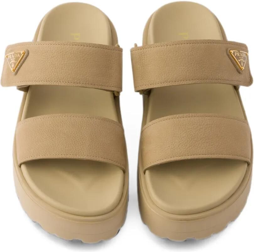 Prada Nubuck slippers Beige - Foto 2